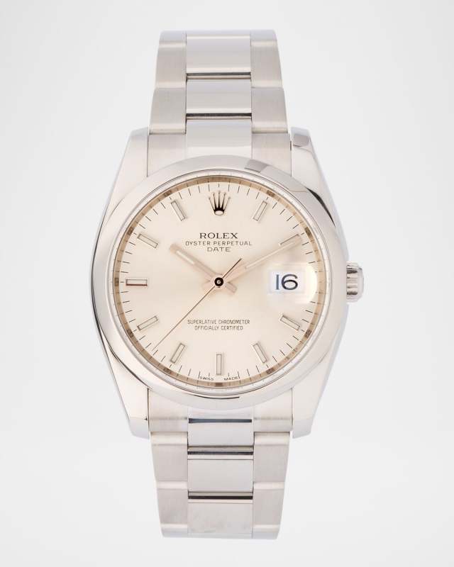 Rolex Stainless Steel Date 34mm Vintage Current Watch